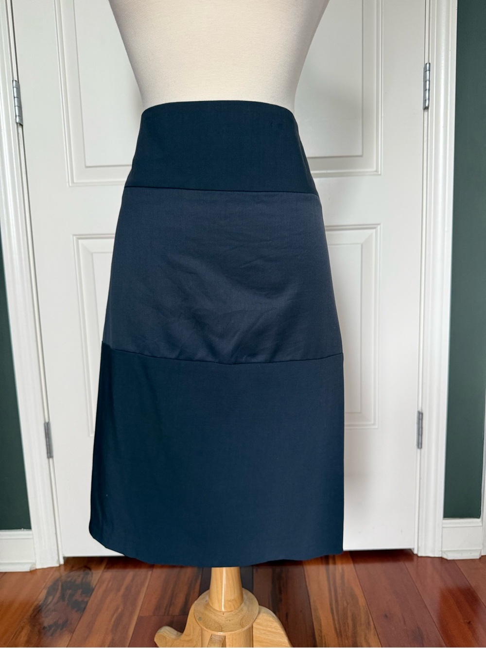 Brunello Cucinelli Navy Blue Skirt Size IT42/US6